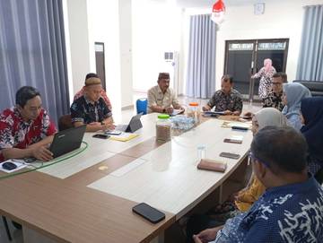 Dinas Arpus Gorontalo Rapat Internal Matangkan Paparan Strategis 