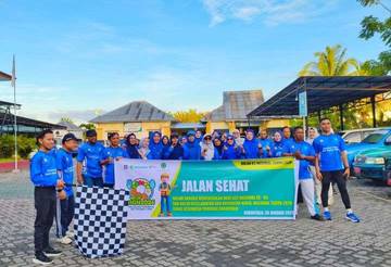 Dinkes P2KB Provinsi Gorontalo Gelar Jalan Sehat 