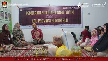 KPU Provinsi Gorontalo Perkuat Kepedulian Sambut Bulan Ramadan