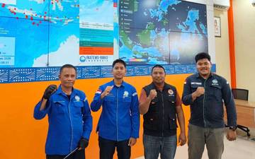 Stasiun Geofisika Cek Pemeliharaan INATEWS TGCM BPBD Gorontalo 