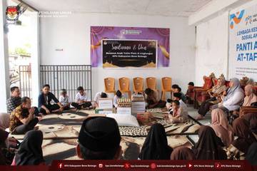 KPU Bone Bolango Berbagi Kepedulian Bersama Anak Panti