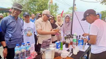 Bupati Gorontalo Launching Kawasan Street Coffee Tibawa