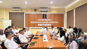 Kanwil Kemenkum Gorontalo Harmonisasi Ranpergub Perlindungan Mangrove