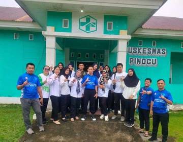 Infak Puskesmas Pinogu untuk Pembangunan Masjid Raya GIC