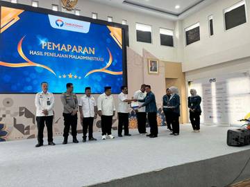 Ombudsman Serahkan Penilaian Pelayanan Publik Gorontalo 