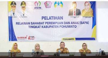 Pelatihan Relawan SAPA Digelar di Pohuwato