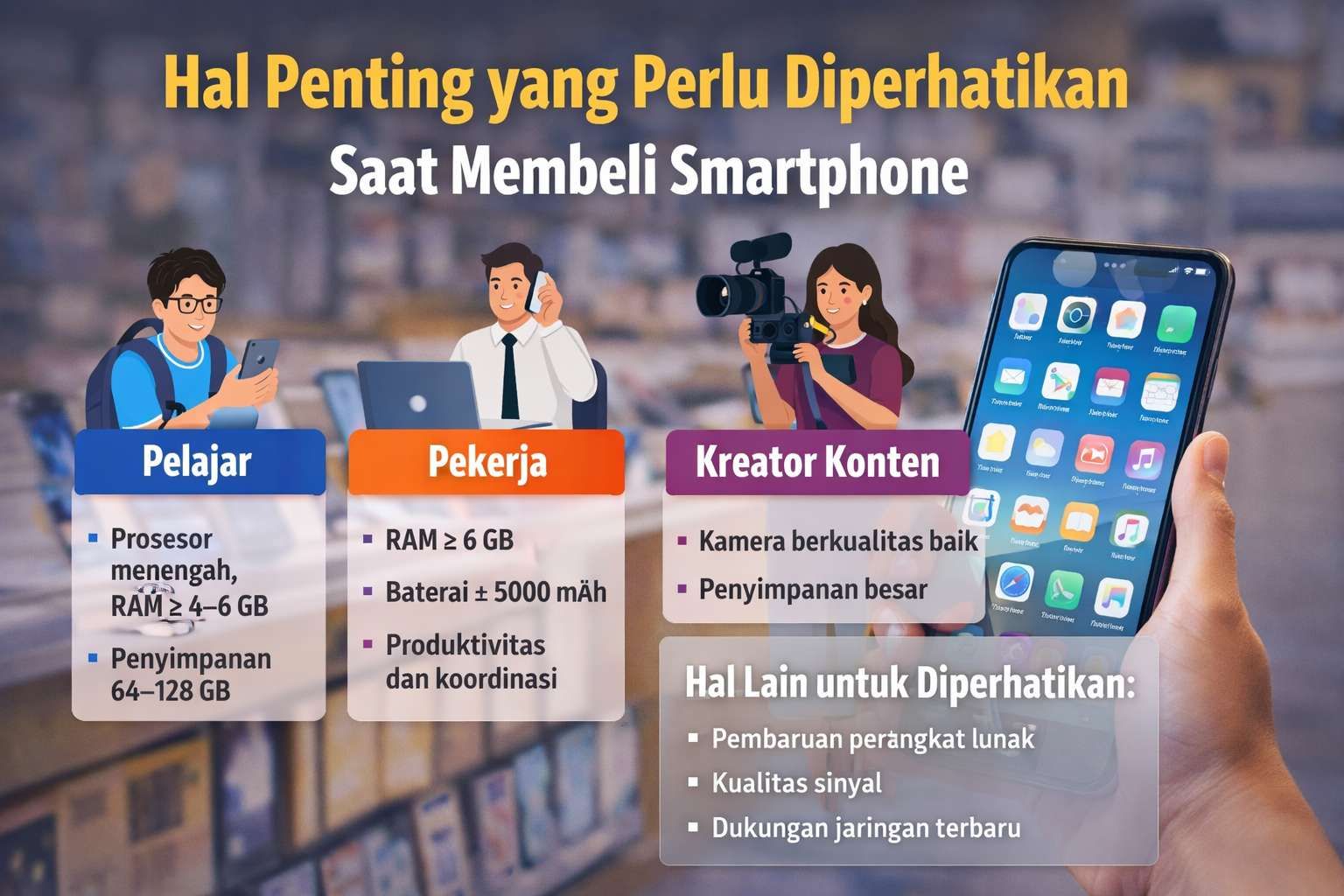 Hal Penting yang Perlu Diperhatikan Saat Membeli Smartphone