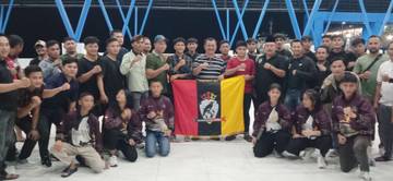Wali Kota Gunungsitoli Lepas Tim Sepakbola Menuju Medan  