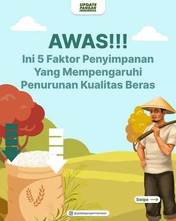 Bulog: Hindari Kualitas Beras Turun Karena Cara Penyimpanannya