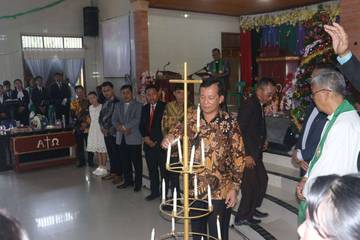 Wabup Nisut Hadiri Natal Resort 30 BNKP 