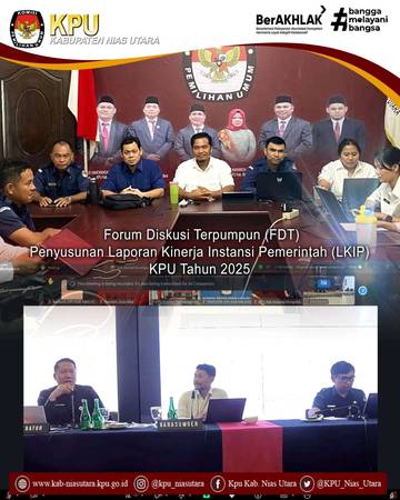 KPU Nias Utara Ikuti FGD Terpumpun