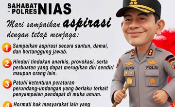 Polres Nias Serukan Imbauan Kamtibmas