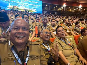 Bupati Amizaro Hadiri Rakor Nasional Pemerintah Pusat 2026