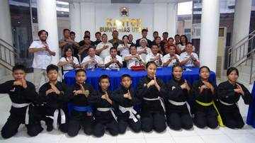 Sebanyak 16 Atlet Silat Nisut Diberangkatkan ke Tebing Tinggi