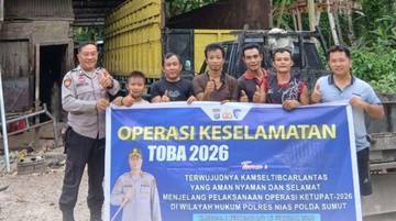 Polsek Lahewa Imbau Warga Tertib Lalu Lintas