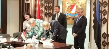 Dorong Inovasi dan Pertumbuhan Bilateral, Estonia - Indonesia Tekan MoU