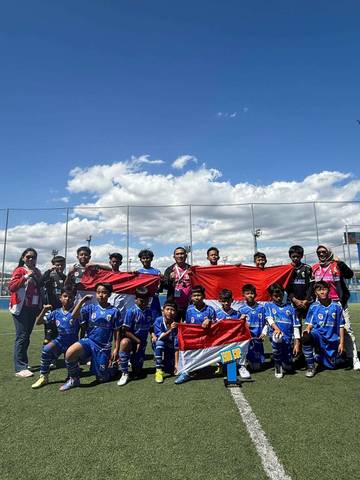 Timnas Pelajar BLiSPI Indonesia U-11 Juara di Barcelona 