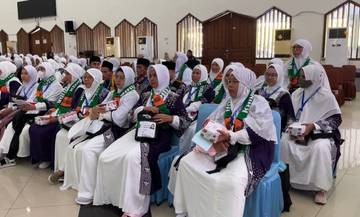 Jemaah Kloter 59 Banten Siap ke Tanah Suci