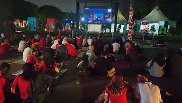 Wisatawan Ancol, Nikmati Nobar Timnas Indonesia VS China