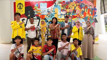 Anak-anak Pulau Morotai Berkunjung ke Kampus UI