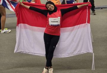 Atletik Indonesia Karisma Evi Tiarani Raih Perak Dunia