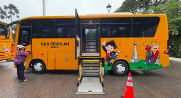 Pemprov DKI Luncurkan 32 Bus Sekolah Ramah Disabilitas