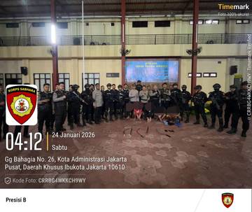 Patroli Presisi Gagalkan Tawuran Remaja Kemayoran