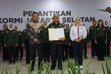 Ketum KORMI Diana Dewi Kukuhkan Pengurus KORMI Jaksel