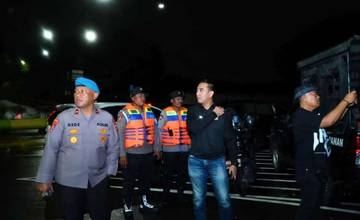 Kapolres Jakut Pimpin Patroli Skala Besar Antisipasi Tawuran
