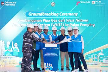 PLN EPI Mulai Bangun Pipa Gas Ruas Natuna-Pemping   