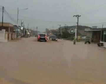 Banjir Kembali Genangi Sejumlah Jalan Protokol Sungai Penuh 