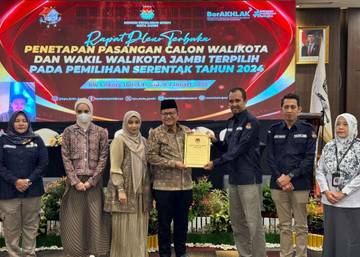 KPU Kota Jambi Plenokan Hasil Pilwako