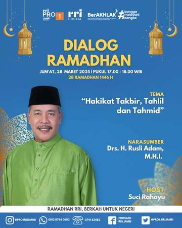Rayakan Idul Fitri dengan Kumandang Takbir, Tahlil dan Tahmid