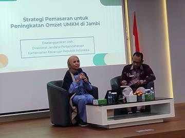 Dukung Pengembangan UMKM, Kanwil DJPb Jambi Gelar Sosialisasi Pemberdayaan UMKM