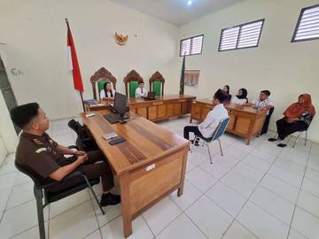 Pembimbing Kemasyarakatan Bapas Muara Bungo Dampingi Persidangan ABH 