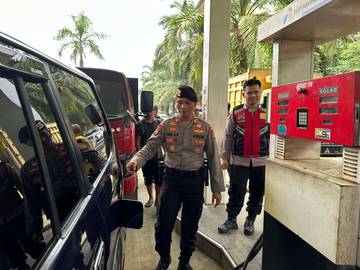 Polres Bungo Gelar Monitoring Pengisian Minyak DiSPBU 