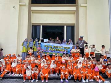 Satlantas Polresta Jambi Beri Pembinaan Tertib Berlalu Lintas