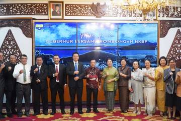 Audiensi Pimpinan dan Pengurus HKBP Bersama Gubernur Jambi