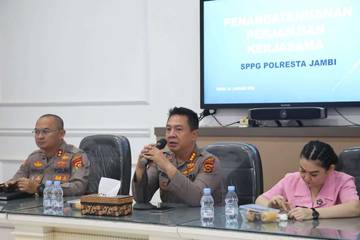 Polresta Jambi Laksanakan Penandatanganan PKS SPPG Polri