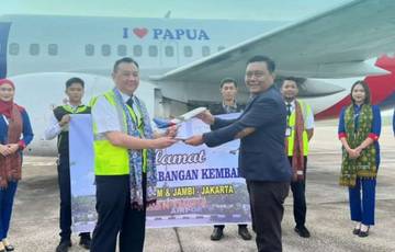 Sriwijaya Air Kembali Hadir Jambi-Jakarta dan Jambi-Batam