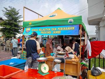 Pasar Tani, DKP Jual Ikan Dibawah Harga Pasar
