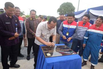 Bupati Muaro Jambi Resmikan Jembatan Camp Topo