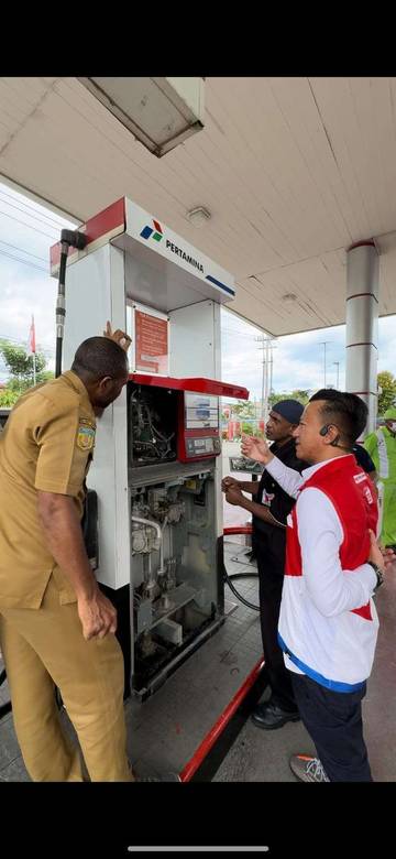 Pertamina Sidak Lembaga Penyalur di Kota Jayapura