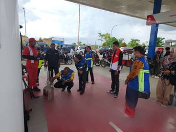 Pertamina Gelar Sidak ke SPBU di Kota Sorong