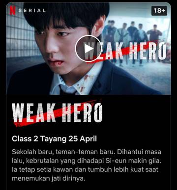 Weak Hero Class 2 Tayang, Siap Gebrak Netflix