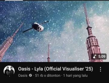 Perilisan Ulang Lagu 'Lyla' dari Grup Musik Oasis