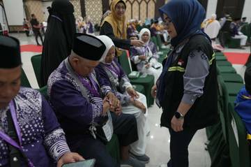 135 Ribu Jemaah Haji Tiba di Arab Saudi