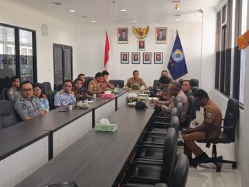 PLBN Skouw Matangkan Persiapan HUT ke-80 RI 