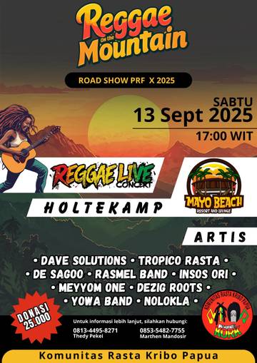 Konser Reggae Meriahkan Holtekamp, Road Show PRF 2025