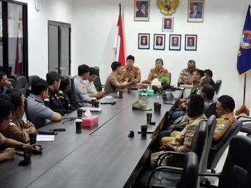 Rapat Evaluasi TNI-Polri Bahas Peningkatan Pelayanan PLBN Skouw